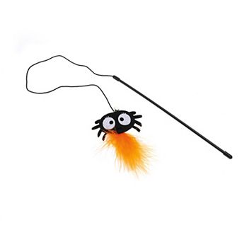 1 pc Portable Spider Pattern Cat Playing Rod for Indoor