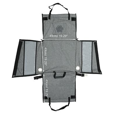 Durable Car Seat Cover for Pet Fold Breathable Mesh 1 Pc