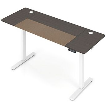 63 by 24 Inch Electric Sit Stand Computer Desk with Three Memory Presets