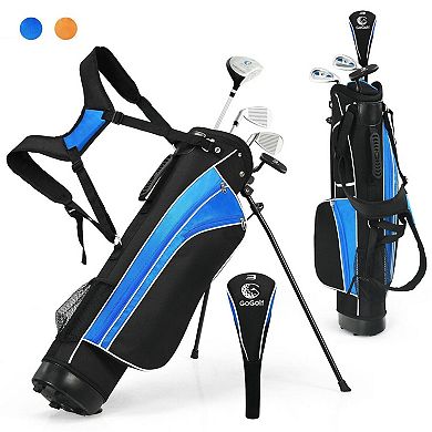 Complete Golf Club Set For Children Age 8-10-blue