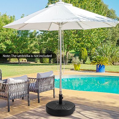 20 Inch Fillable Heavy-duty Round Umbrella Base Stand
