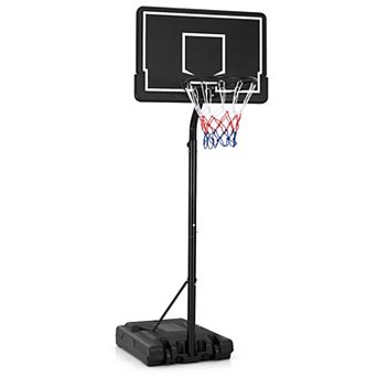 Basketball Hoop 5.6-6.5 Ft Height Adjustable For Kids With Shatterproof Backboard