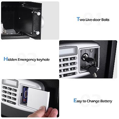 Digital Deposit Safe Box Depository Front Load