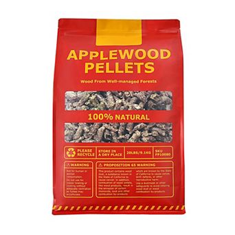 20 Pounds Apple Wood Pellets 100% All-natural For Pellet Grills