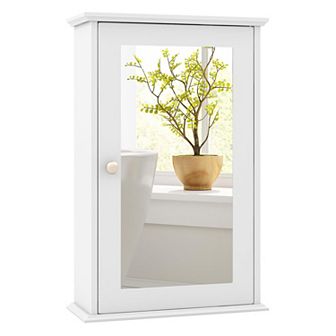 Bathroom Wall Cabinet With Single Mirror Door