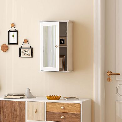 Bathroom Wall Cabinet With Single Mirror Door