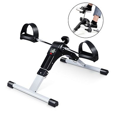 Folding Under Desk Indoor Pedal Exercise Bike For Arms Legs