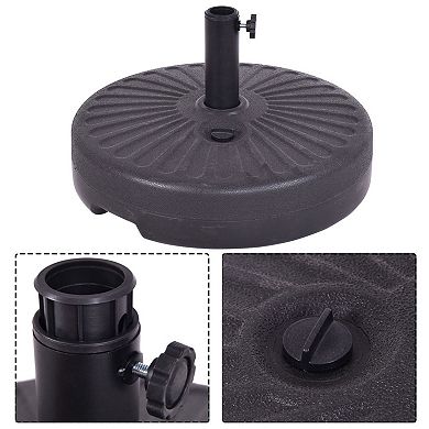 20 Inch Round 23l Water Filled Umbrella Base