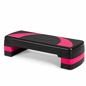 31 Inch Adjustable Exercise Aerobic Stepper With Non-slip Pads