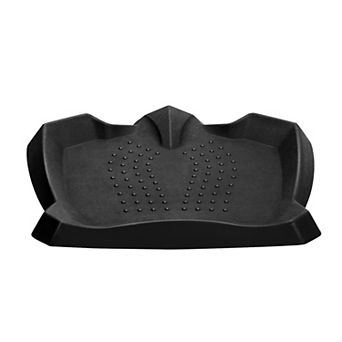 Portable Anti-fatigue Standing Mat With Massage Points And Diverse Terrain-black