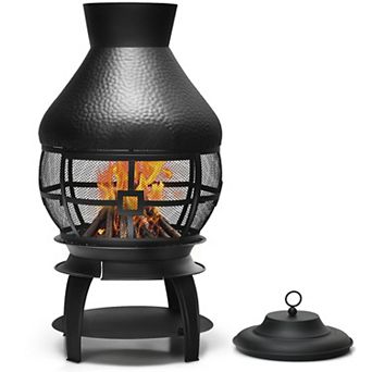 Patio Wood-burning Chiminea Fireplace