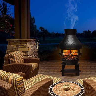 Patio Wood-burning Chiminea Fireplace