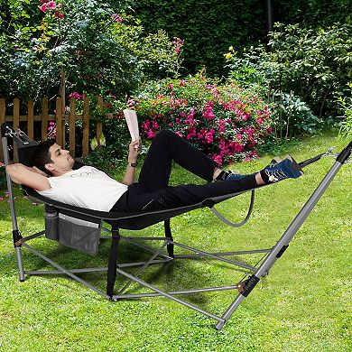 Portable Folding Hammock With Hammock Stand