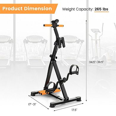 Adjustable Pedal Exercise Bike With LCD Monitor And Massage Function