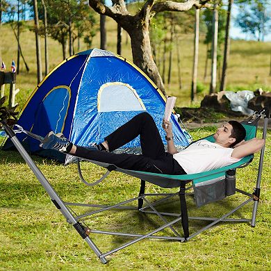 Portable Folding Hammock With Hammock Stand