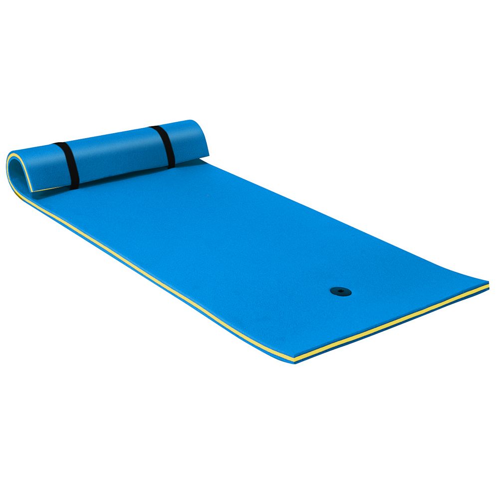 Floating Water Mat 3 Layer Tear Resistant XPE Foam with Rolling Pillow
