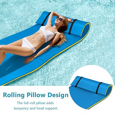3-layer Relaxing Tear-proof Water Mat-blue