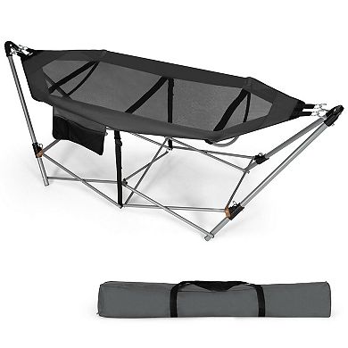 Portable Folding Hammock With Hammock Stand