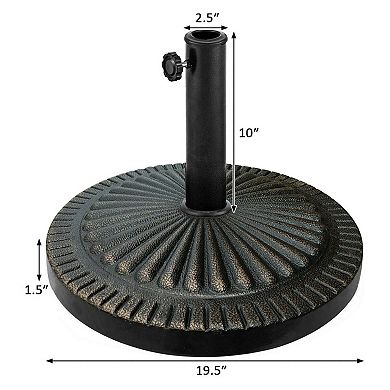 Heavy Duty Patio Umbrella Base Stand for Market Umbrellas