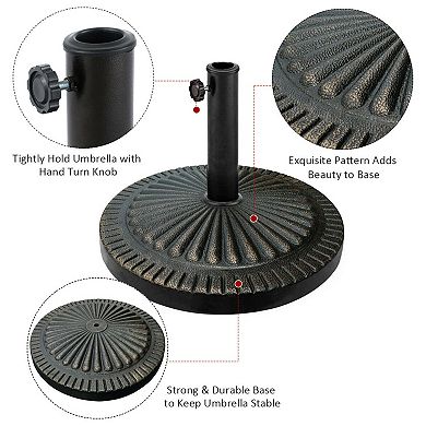 Heavy Duty Patio Umbrella Base Stand for Market Umbrellas