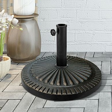 Heavy Duty Patio Umbrella Base Stand for Market Umbrellas