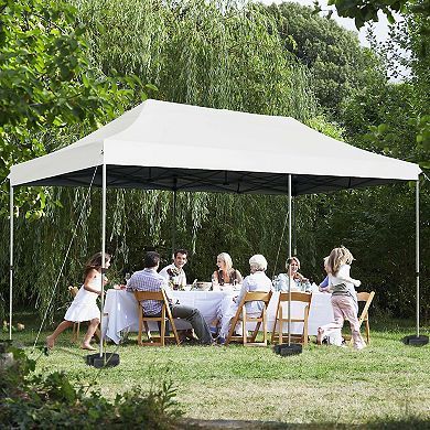 4 Pieces 20lbs Water Filled Weight Plates For Shade Umbrella
