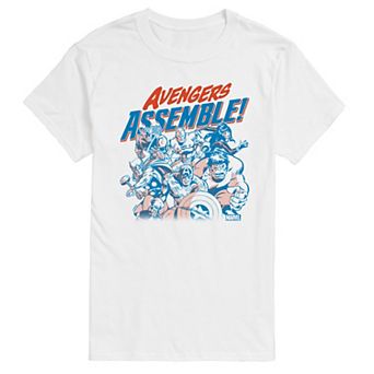 Big & Tall Marvel Avengers Assemble Group Graphic Tee