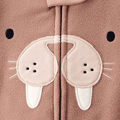 Baby & Toddler Carter's Walrus Loose Fit 2-Way Zip Footed Pajamas