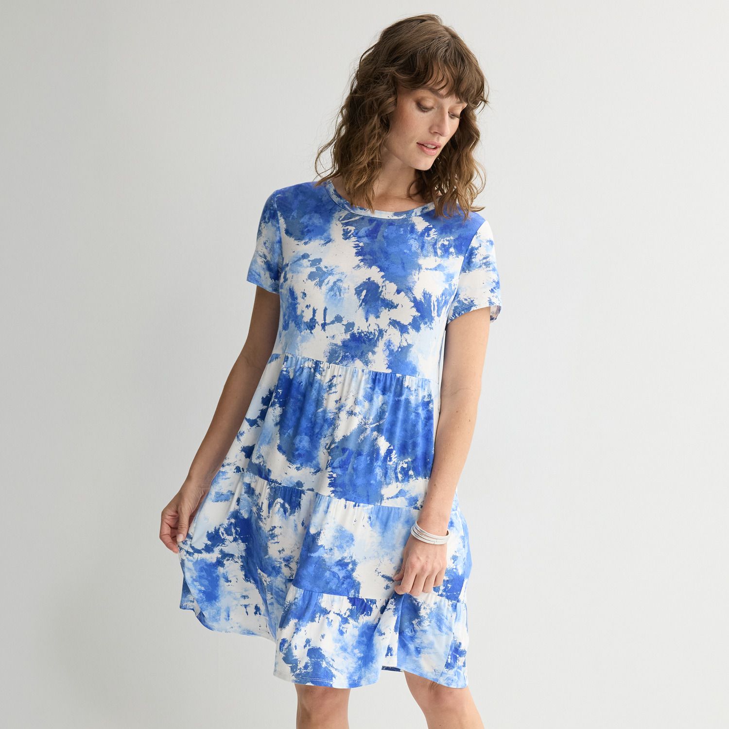 Женские платья Apt. 9 Short Sleeve Tiered Dress