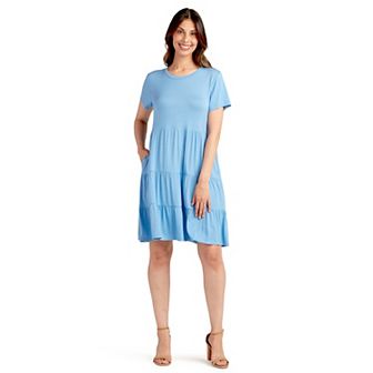 Women's Apt. 9® Short Sleeve Tiered Dress