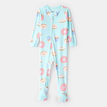 Baby & Toddler Carter's Donuts DreamPlush Long-Sleeve Snug Fit One-Piece Pajamas