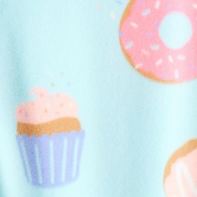 Baby & Toddler Carter's Donuts DreamPlush Long-Sleeve Snug Fit One-Piece Pajamas