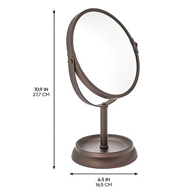 iDesign Swivel Countertop Mirror with Magnification