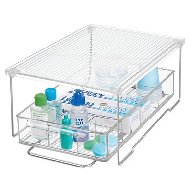 iDesign Plastic Stackable Bathroom Shelf Riser