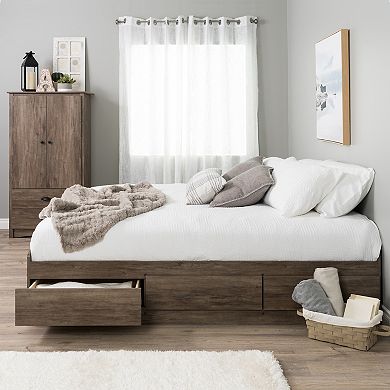 Prepac King Platform Storage Bed