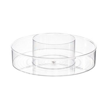 iDesign Divided Lazy Susan for Bathroom Storage