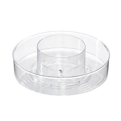 iDesign Divided Lazy Susan for Bathroom Storage