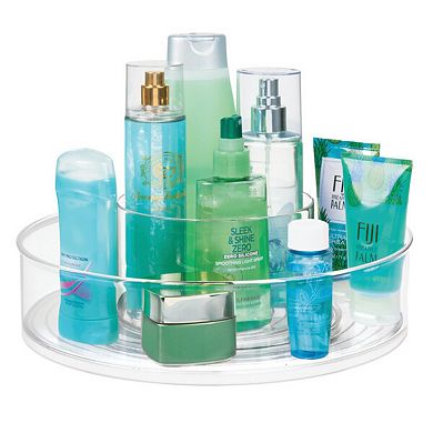 iDesign Divided Lazy Susan for Bathroom Storage