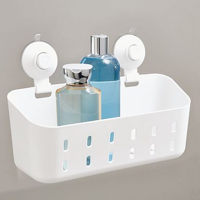 iDesign Cool Grey Plastic Stackable Storage Bin