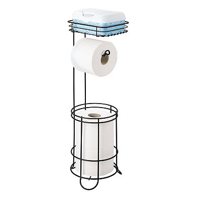 iDesign Toilet Paper Stand with Shelf