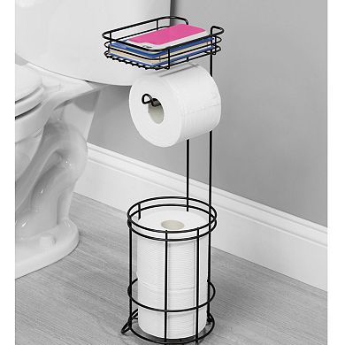 iDesign Toilet Paper Stand with Shelf