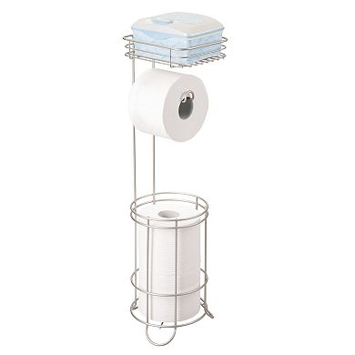 iDesign Weston Collection Toilet Paper Stand with Shelf