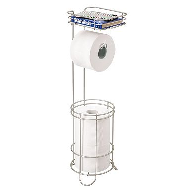 iDesign Weston Collection Toilet Paper Stand with Shelf