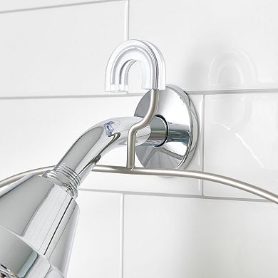 iDesign Weston Collection Wide Over Shower Head Hanging Shower Caddy