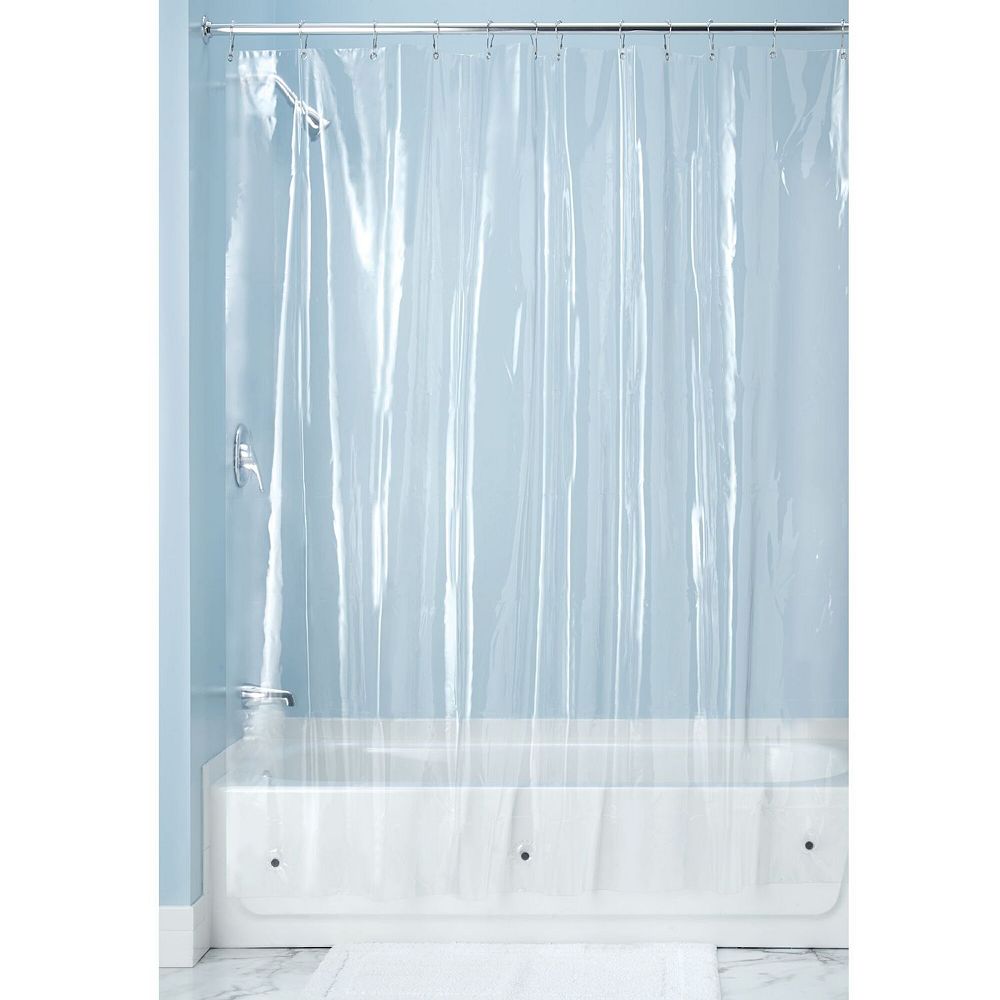 iDesign Vinyl X-Wide Clear Shower Liner