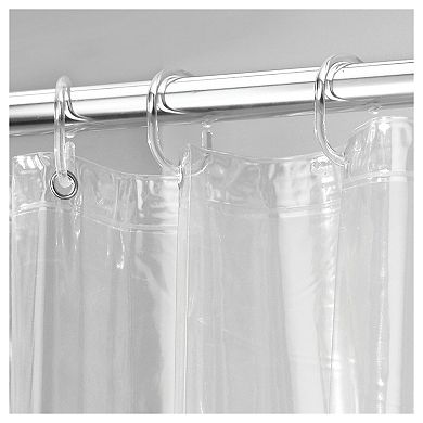 iDesign Vinyl X-Wide Clear Shower Liner