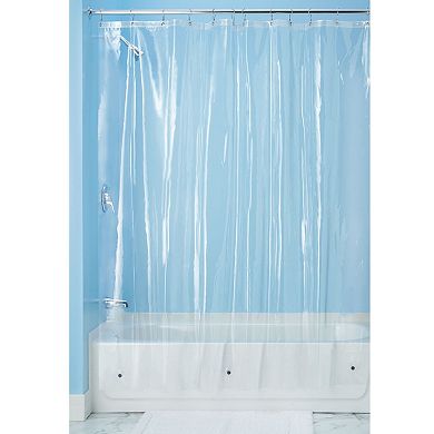 iDesign Vinyl X-Wide Clear Shower Liner