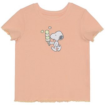 Baby & Toddler Girl Peanuts Snoopy Ice Cream Cone Graphic Tee