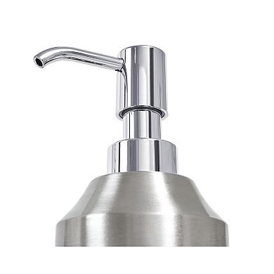 iDesign Brushed Stainless Steel Soap Dispenser