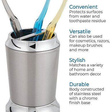 iDesign Stainless Steel Toothbrush Holder